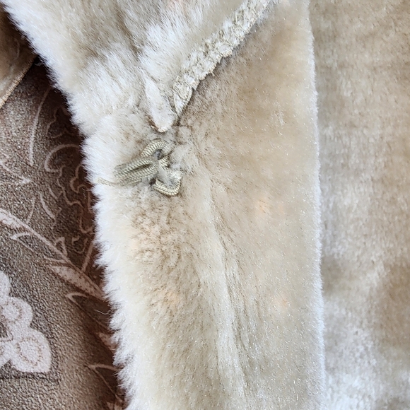 Coldwater Creek vest size M women faux suede fur pockets - Picture 7 of 9